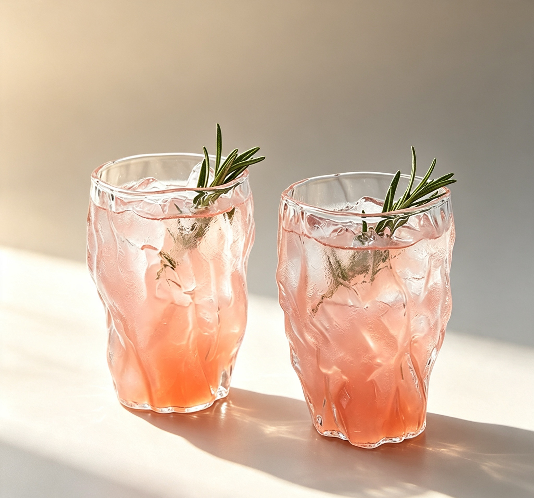 Ins‑Style Twisted Ripple Glass Cup